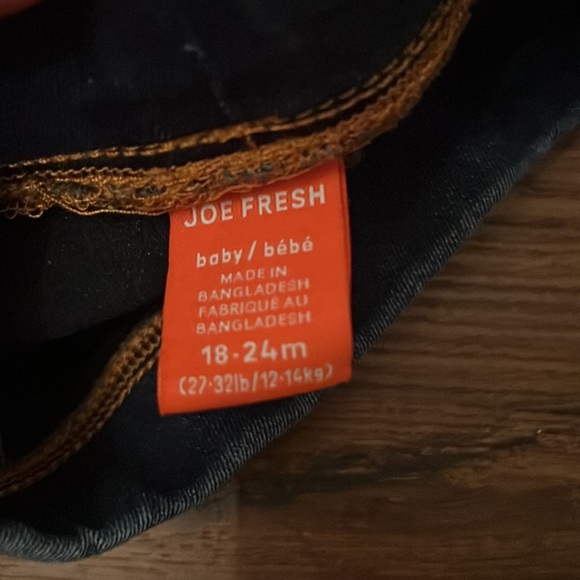 Joe Fresh baby 18-24 month Jeans - Elastic Waste - Picture 3 of 3